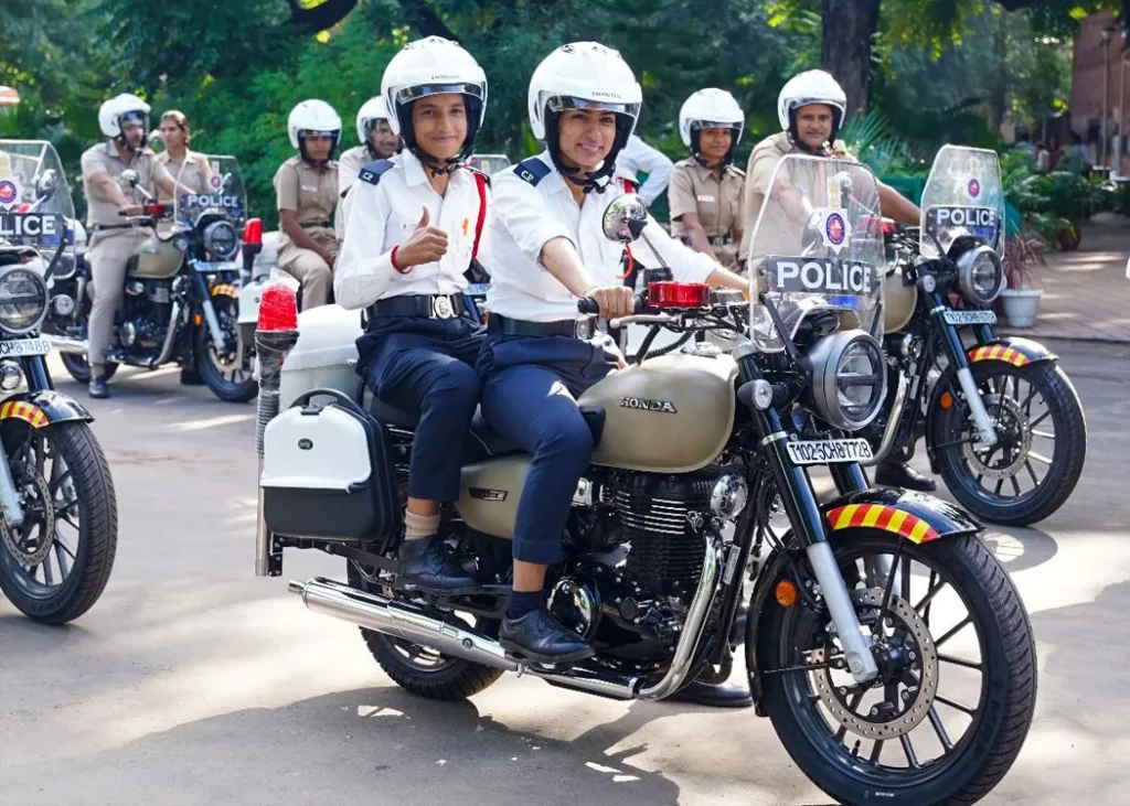 Chandigarh Police QRT bikes